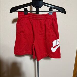 Nike Kids Bright Red Athletic Shorts